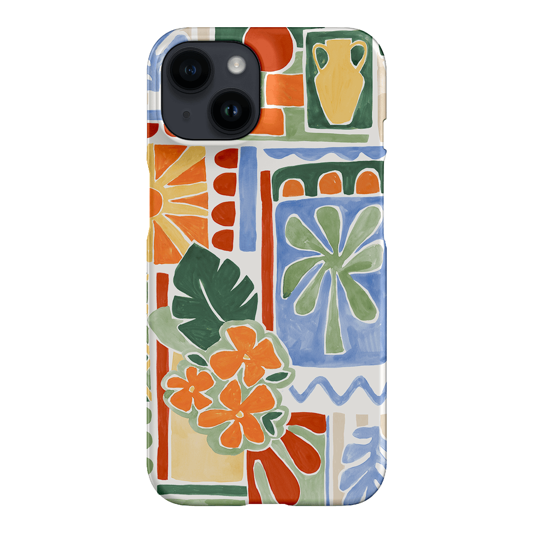 Tropicana Tile Printed Phone Cases iPhone 14 / Snap by Charlie Taylor - The Dairy