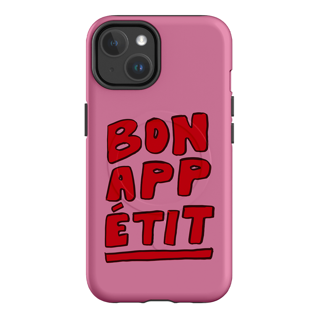 Bon Appetit Red Printed Phone Cases iPhone 14 / Armoured MagSafe by The Dairy - The Dairy