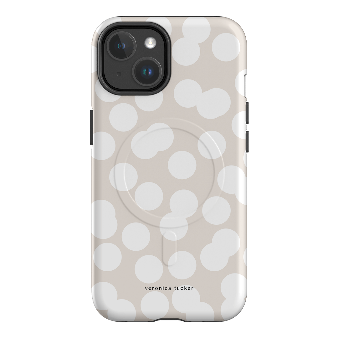 Confetti White Printed Phone Cases iPhone 14 / Armoured MagSafe by Veronica Tucker - The Dairy