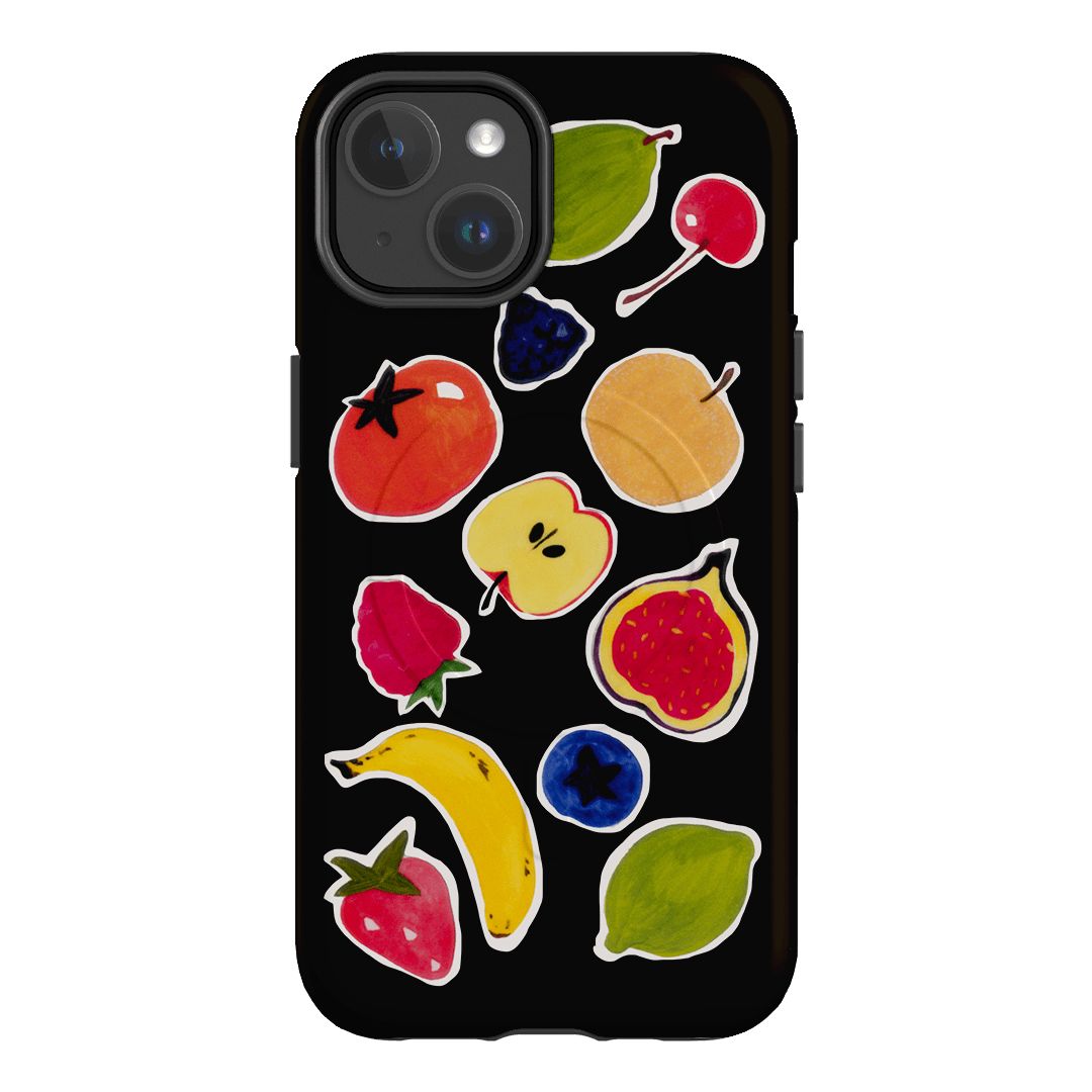 Fruit Stickers Printed Phone Cases iPhone 14 / Armoured MagSafe by Studio Bon - The Dairy