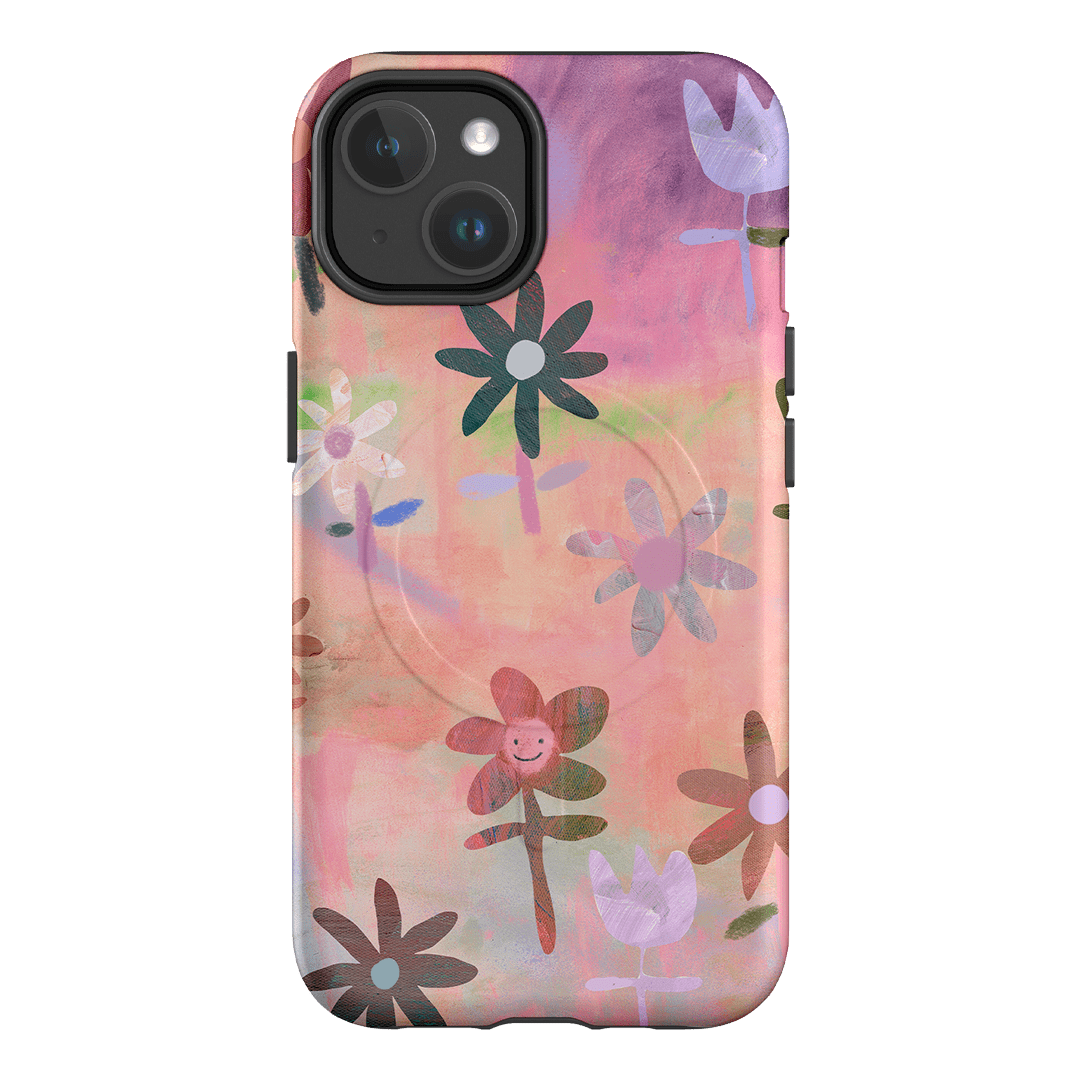 Lazy Daisy Printed Phone Cases iPhone 14 / Armoured MagSafe by Kate Eliza - The Dairy