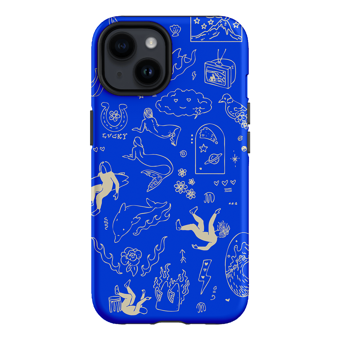 Easty Flash Blue Printed Phone Cases iPhone 14 / Armoured by Easty Beasty - The Dairy