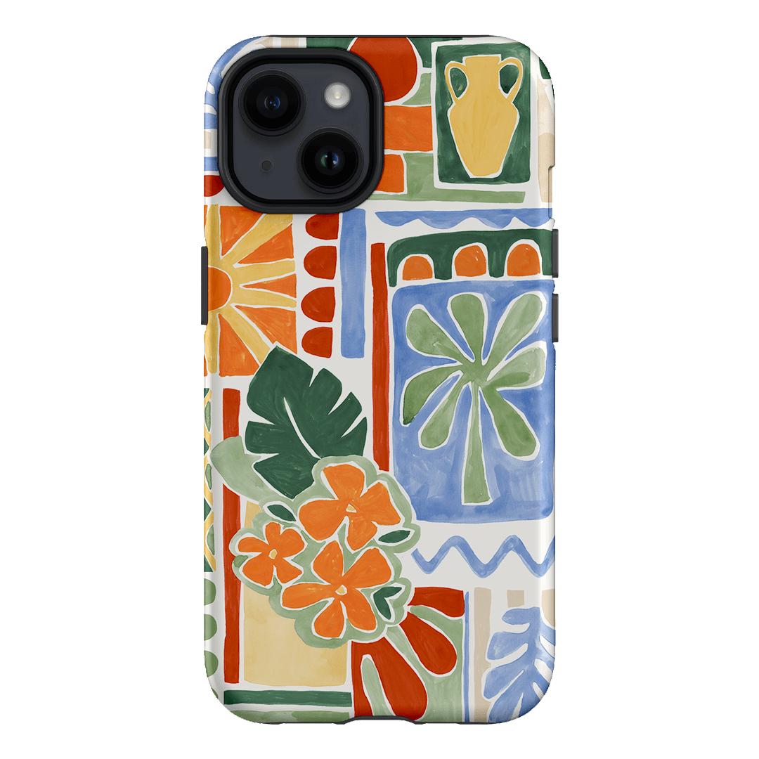Tropicana Tile Printed Phone Cases iPhone 14 / Armoured by Charlie Taylor - The Dairy