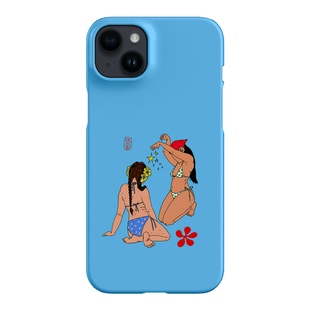 Babe Magic Blue Printed Phone Cases iPhone 14 Plus / Snap by Easty Beasty - The Dairy