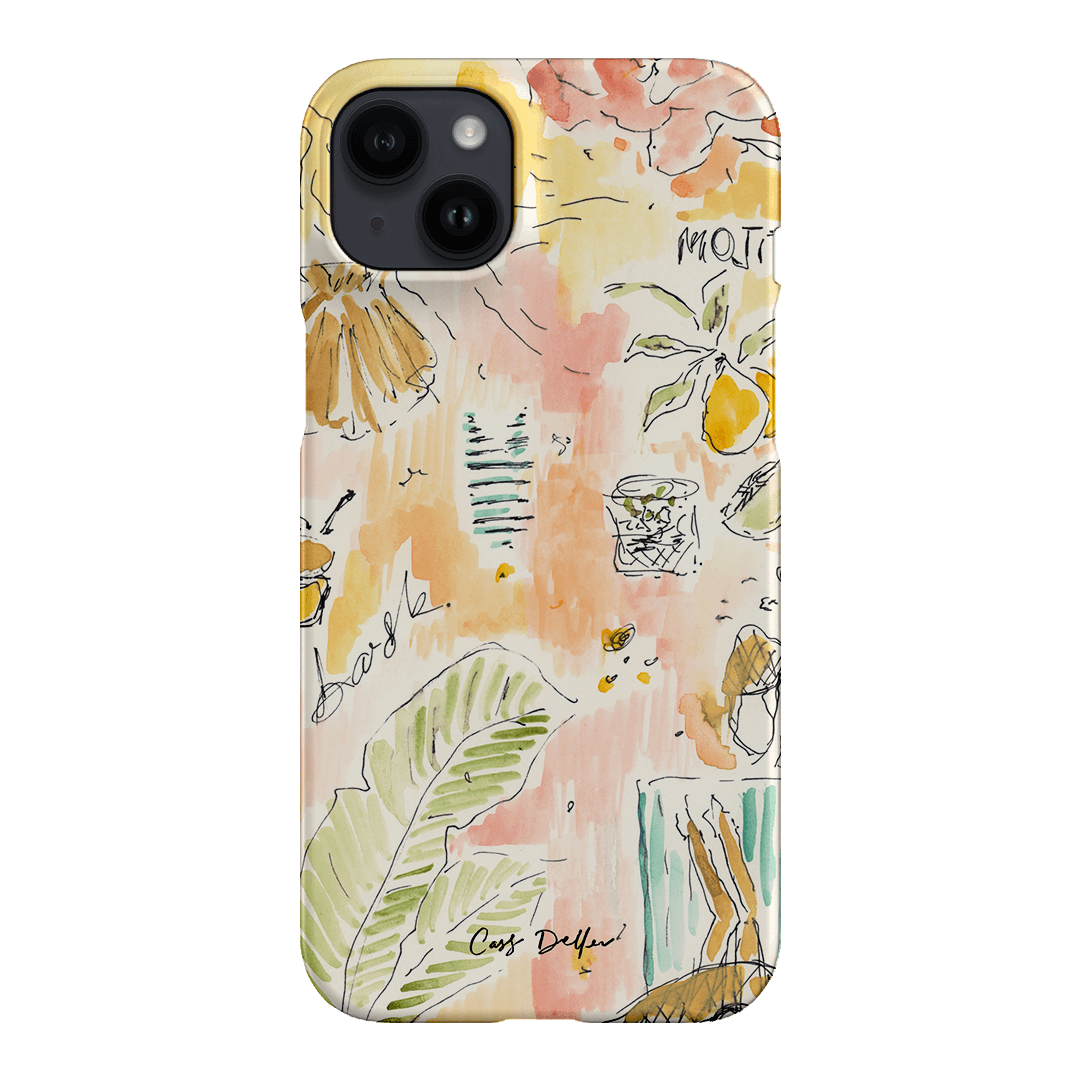 Mojito Printed Phone Cases iPhone 14 Plus / Snap by Cass Deller - The Dairy