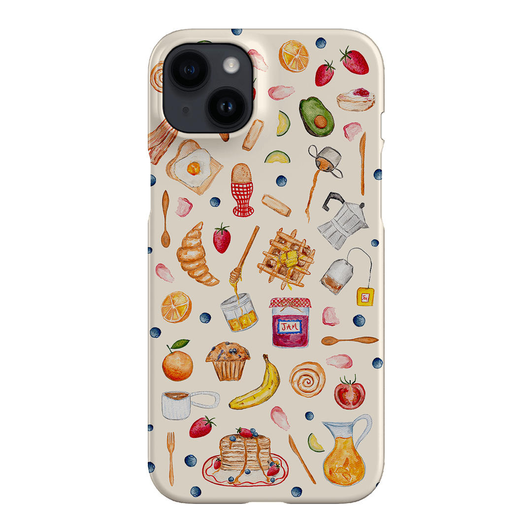 Sunday Breakfast Printed Phone Cases iPhone 14 Plus / Snap by BG. Studio - The Dairy