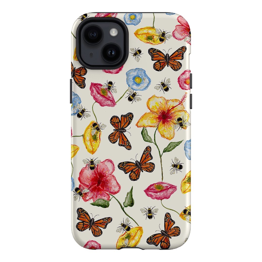 Butterflies & Bees Printed Phone Cases iPhone 14 Plus / Armoured by BG. Studio - The Dairy