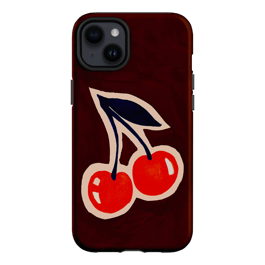 Cherries Printed Phone Cases iPhone 14 Plus / Armoured by Studio Bon - The Dairy