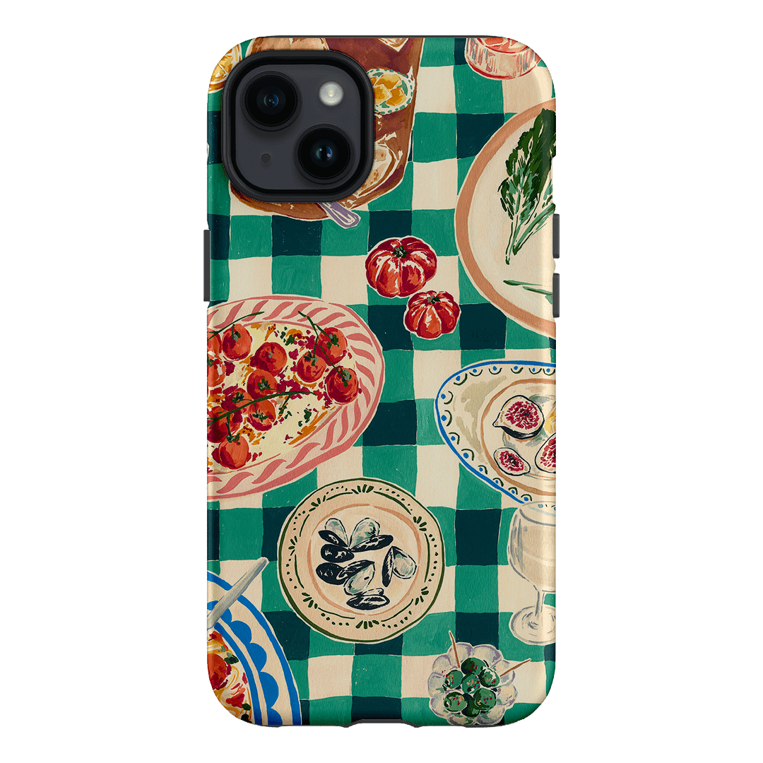 Evening Alfresco Printed Phone Cases iPhone 14 Plus / Armoured by Charlie Taylor - The Dairy