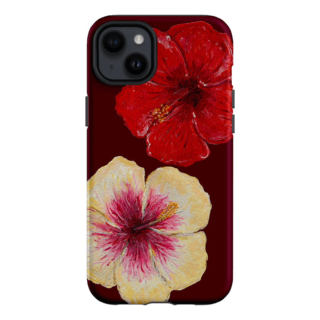 Hibiscus Flower Printed Phone Cases iPhone 14 Plus / Armoured by BG. Studio - The Dairy