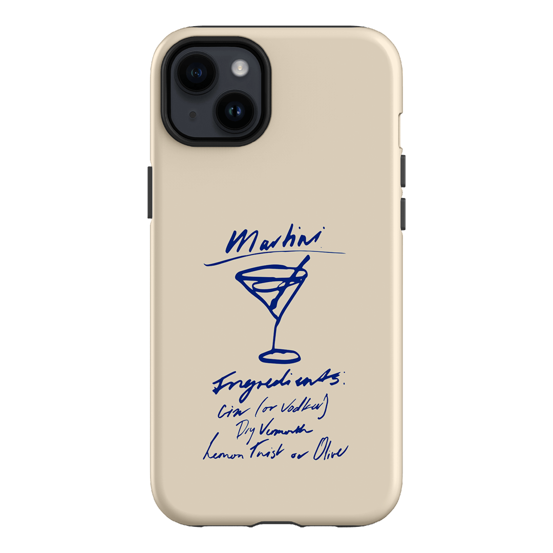 Martini Mood Cream Printed Phone Cases iPhone 14 Plus / Armoured by The Dairy - The Dairy