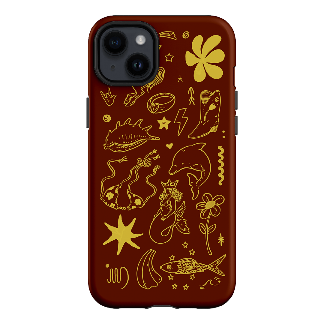 Spiced Cowboy Chocolate Printed Phone Cases iPhone 14 Plus / Armoured by Easty Beasty - The Dairy