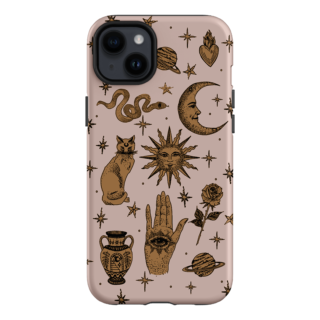 Astro Flash Pink Printed Phone Cases iPhone 14 Plus / Armoured by Veronica Tucker - The Dairy