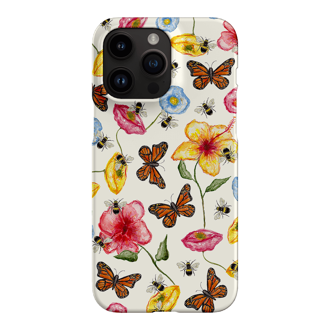 Butterflies & Bees Printed Phone Cases iPhone 14 Pro Max / Snap by BG. Studio - The Dairy