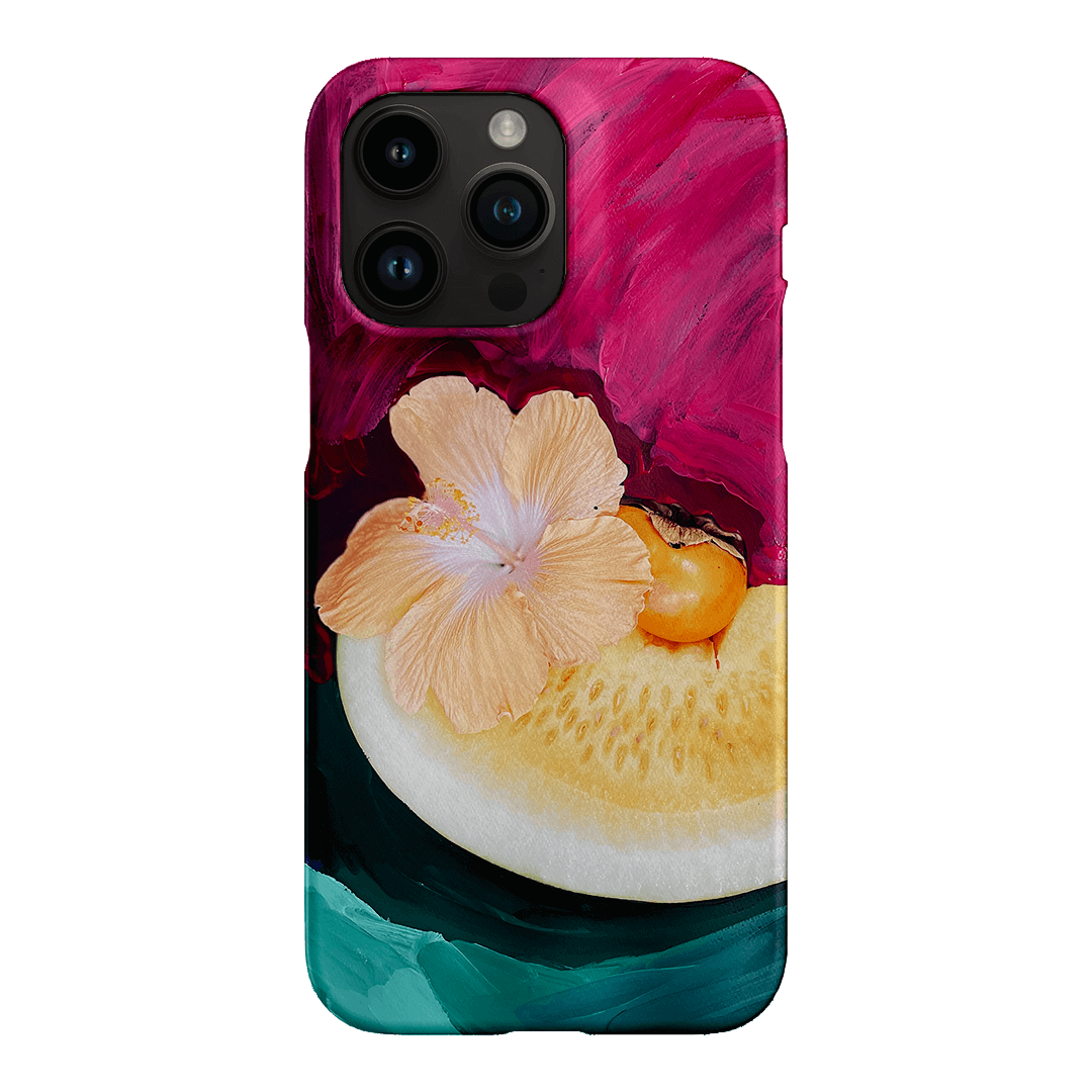 Hibiscus Melon Printed Phone Cases iPhone 14 Pro Max / Snap by Nicole Nelius - The Dairy