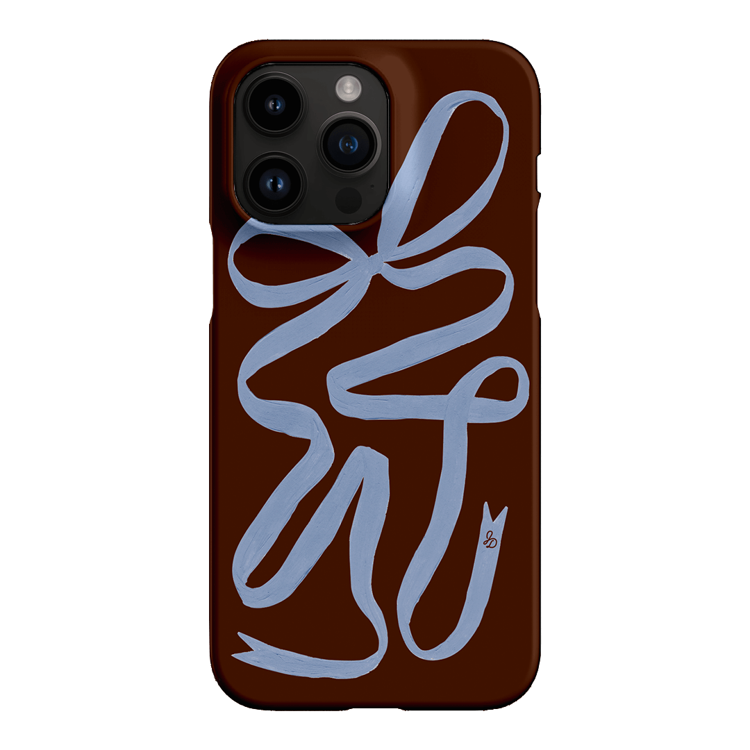 Mocha Ribbon Printed Phone Cases iPhone 14 Pro Max / Snap by Jasmine Dowling - The Dairy