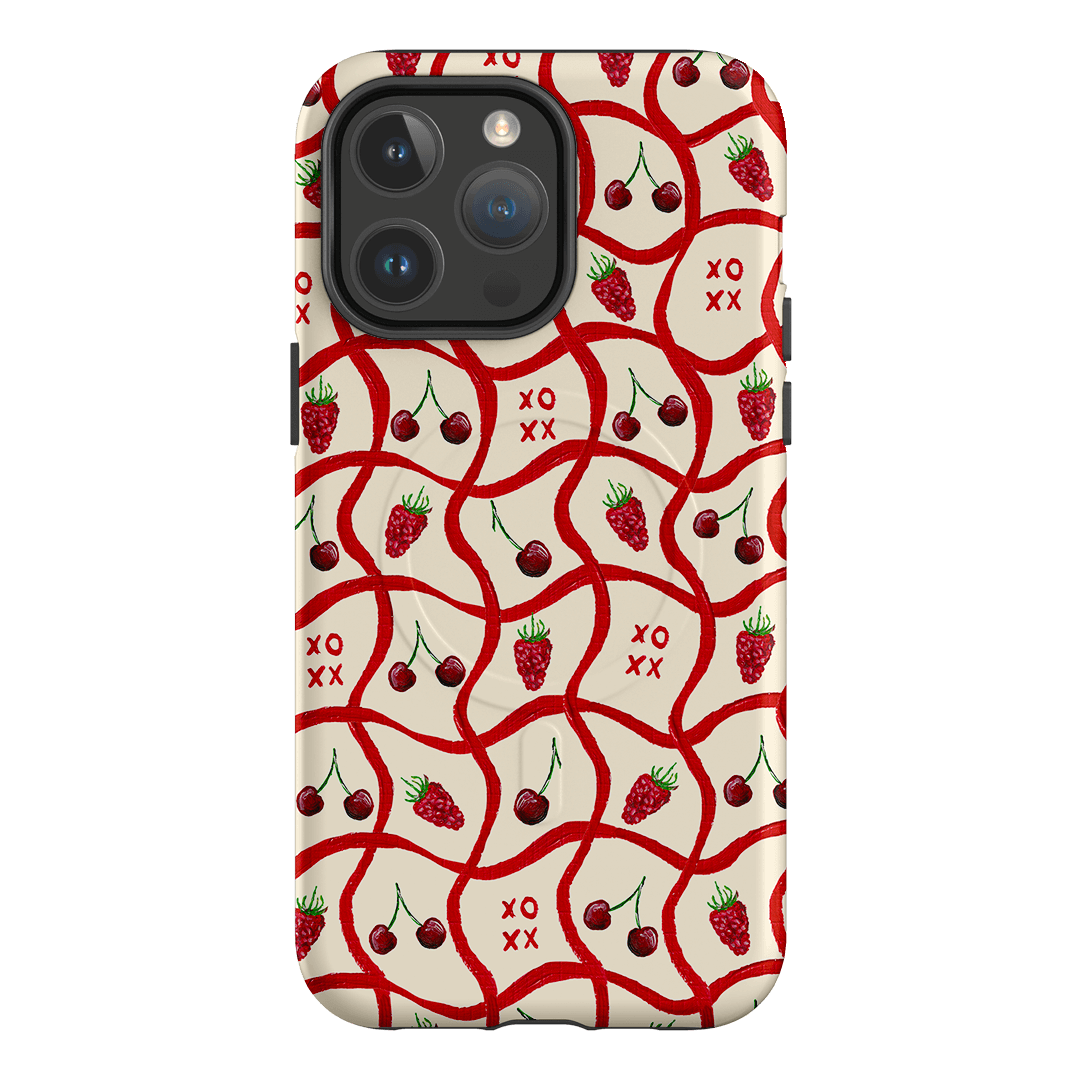 Cherries & Berries Printed Phone Cases iPhone 14 Pro Max / Armoured MagSafe by BG. Studio - The Dairy