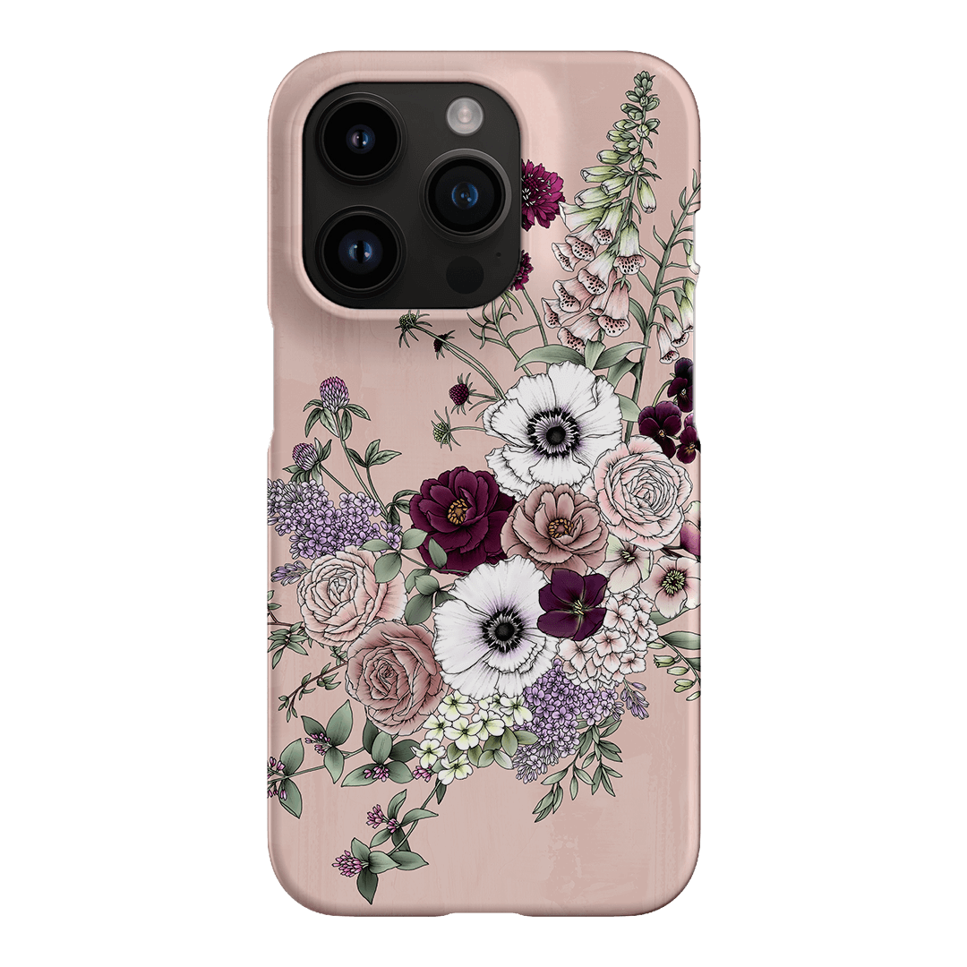 Blush Wildflowers Printed Phone Cases iPhone 14 Pro / Snap by Typoflora - The Dairy