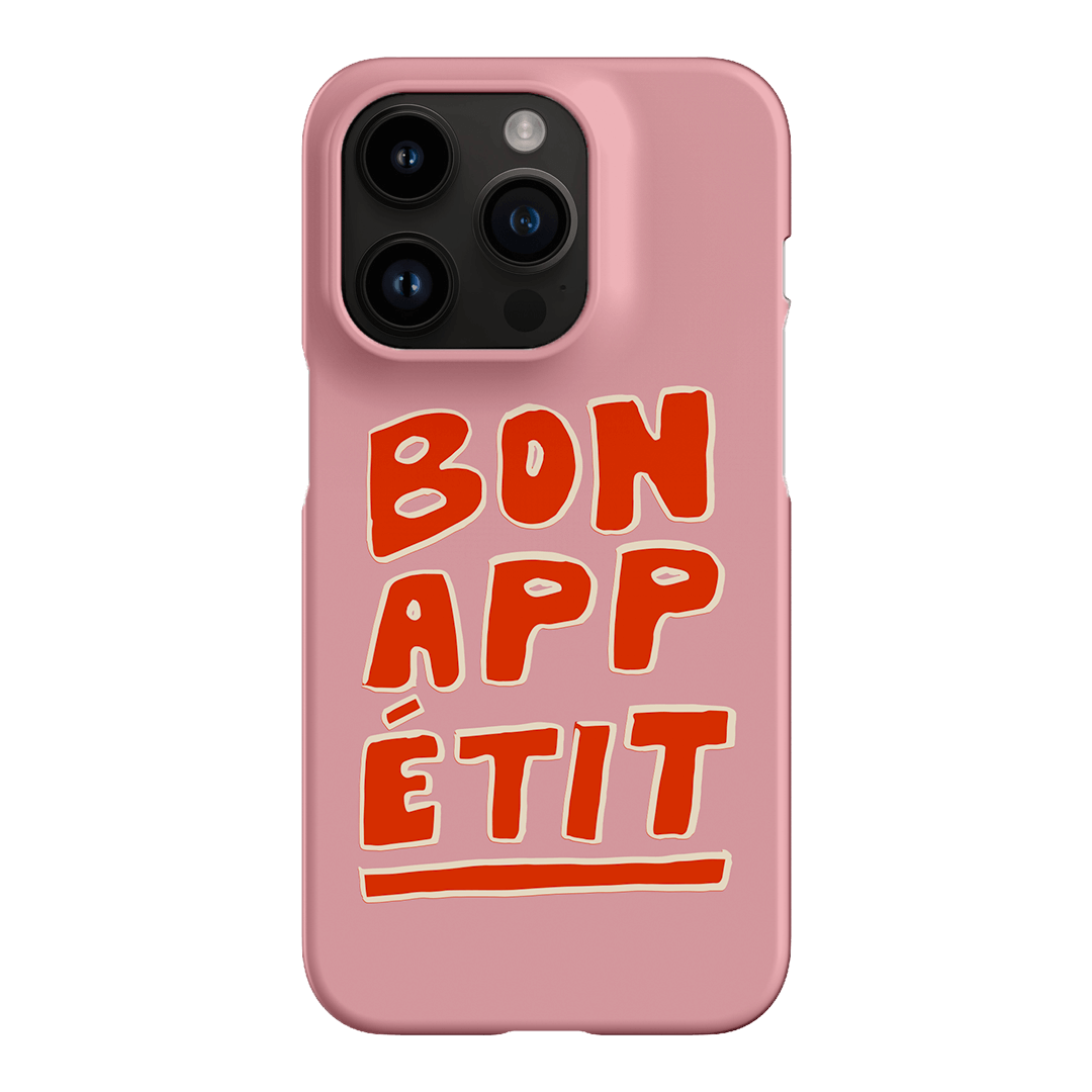 Bon Appetit Pink Printed Phone Cases iPhone 14 Pro / Snap by The Dairy - The Dairy