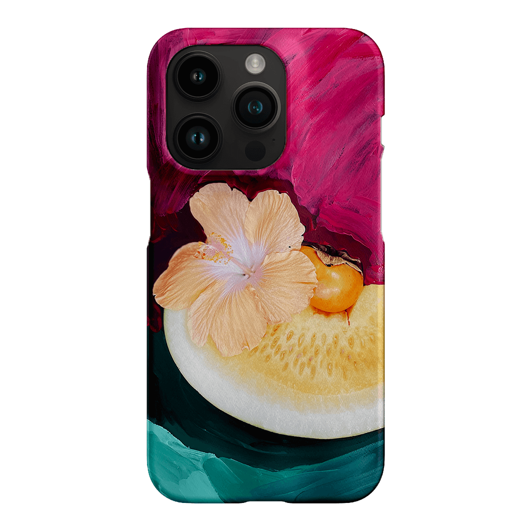 Hibiscus Melon Printed Phone Cases iPhone 14 Pro / Snap by Nicole Nelius - The Dairy