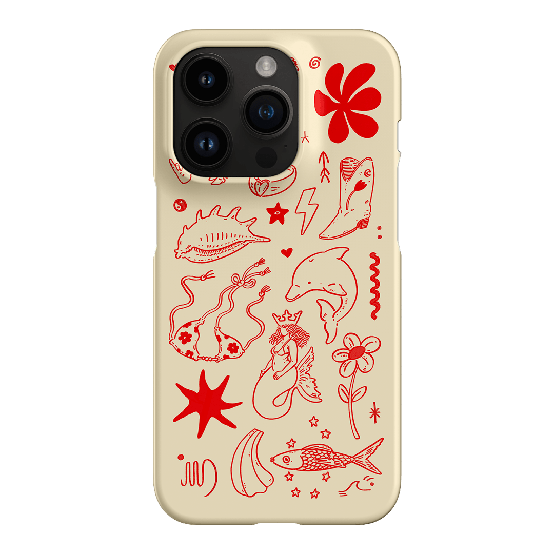 Spiced Cowboy Cream Printed Phone Cases iPhone 14 Pro / Snap by Easty Beasty - The Dairy