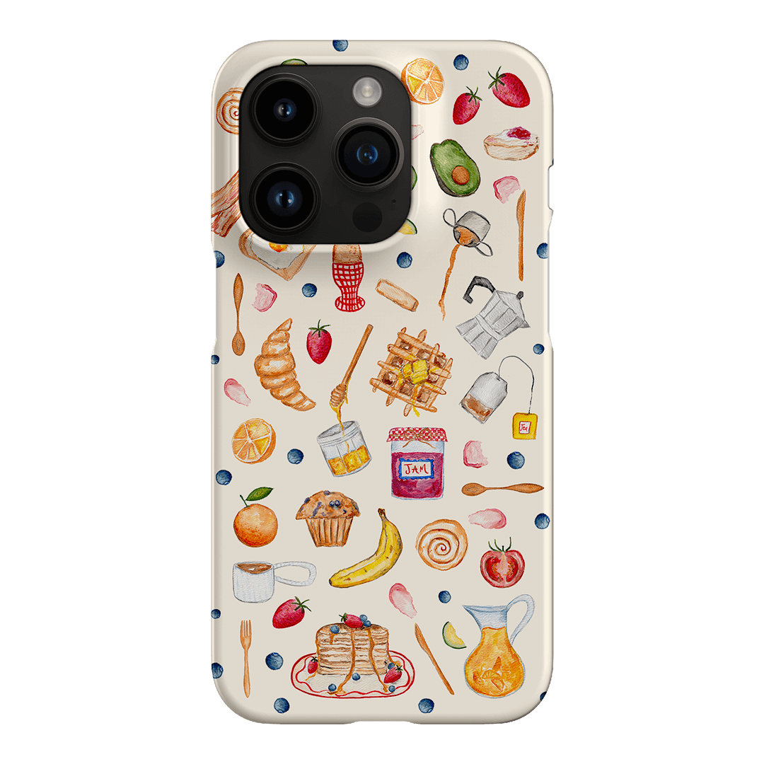 Sunday Breakfast Printed Phone Cases iPhone 14 Pro / Snap by BG. Studio - The Dairy