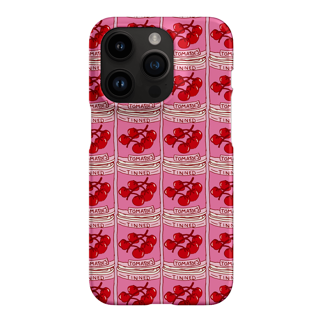 Tinned Tomatoes Printed Phone Cases iPhone 14 Pro / Snap by The Dairy - The Dairy