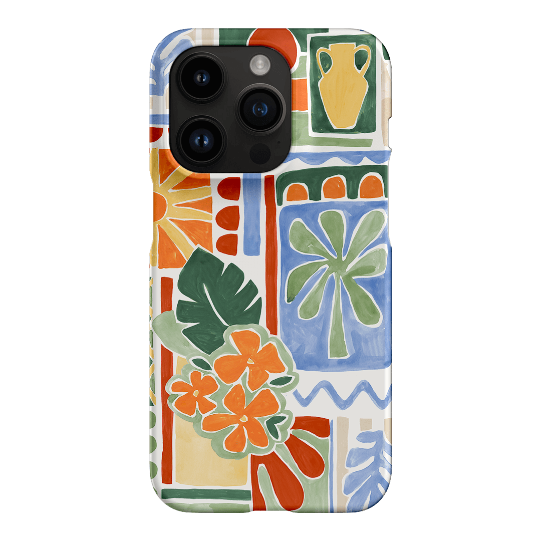 Tropicana Tile Printed Phone Cases iPhone 14 Pro / Snap by Charlie Taylor - The Dairy