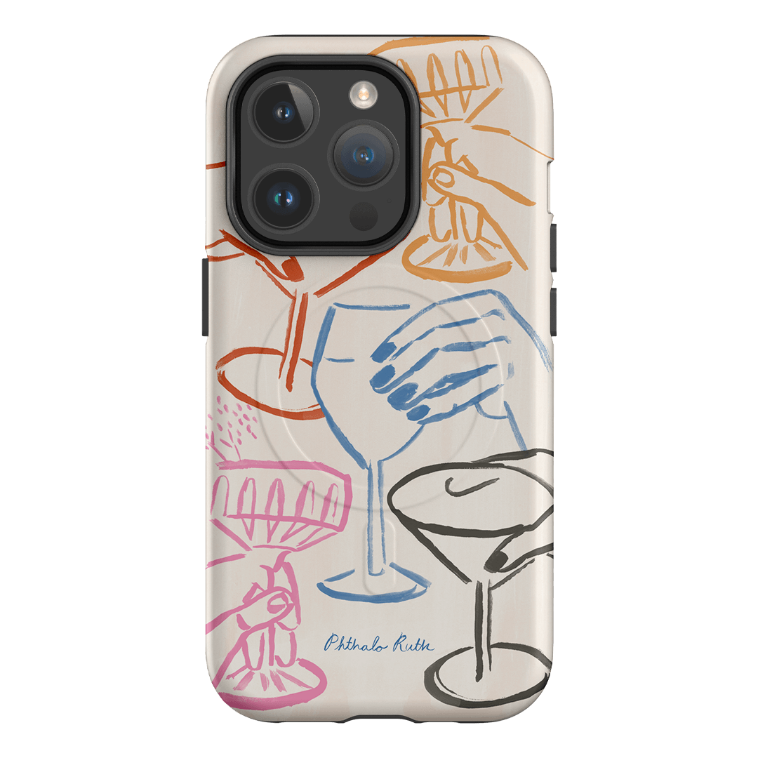 Cheers Multi Printed Phone Cases iPhone 14 Pro / Armoured MagSafe by Phthalo Ruth - The Dairy