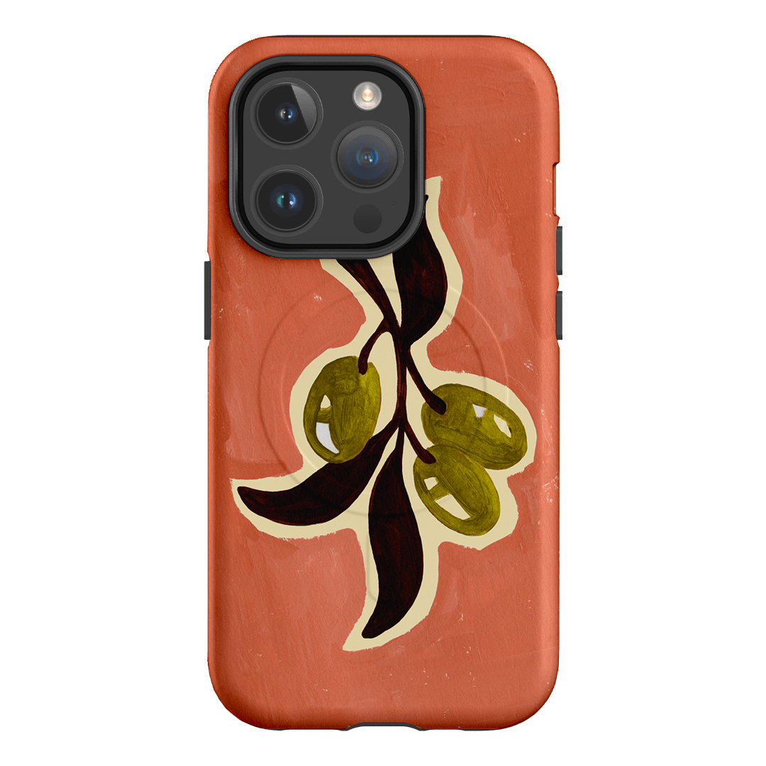 Olives Printed Phone Cases iPhone 14 Pro / Armoured MagSafe by Studio Bon - The Dairy