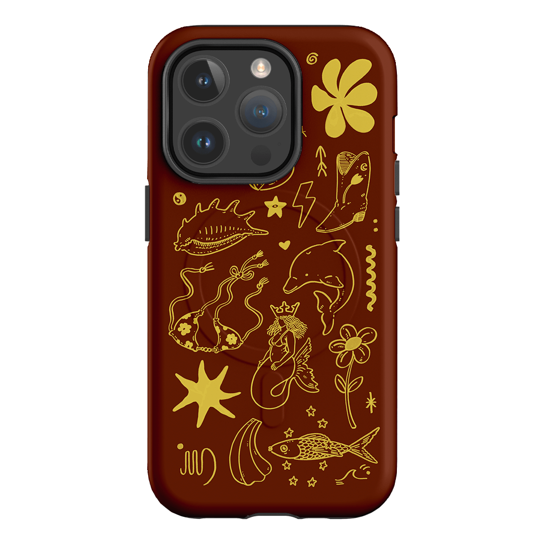 Spiced Cowboy Chocolate Printed Phone Cases iPhone 14 Pro / Armoured MagSafe by Easty Beasty - The Dairy