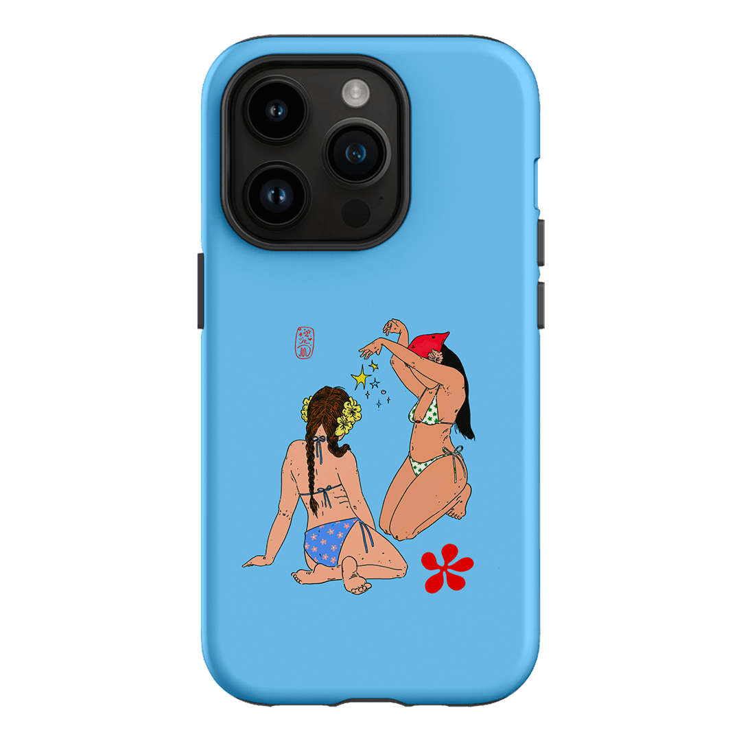 Babe Magic Blue Printed Phone Cases iPhone 14 Pro / Armoured by Easty Beasty - The Dairy