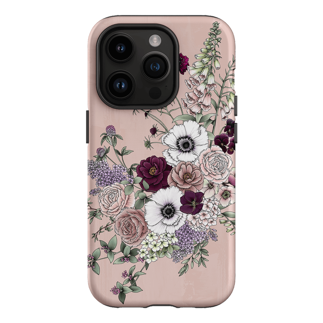 Blush Wildflowers Printed Phone Cases iPhone 14 Pro / Armoured by Typoflora - The Dairy