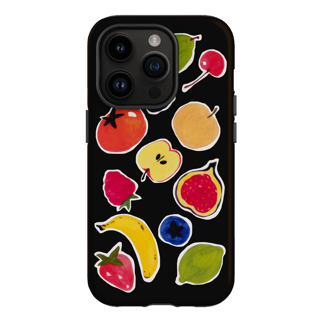 Fruit Stickers Printed Phone Cases iPhone 14 Pro / Armoured by Studio Bon - The Dairy