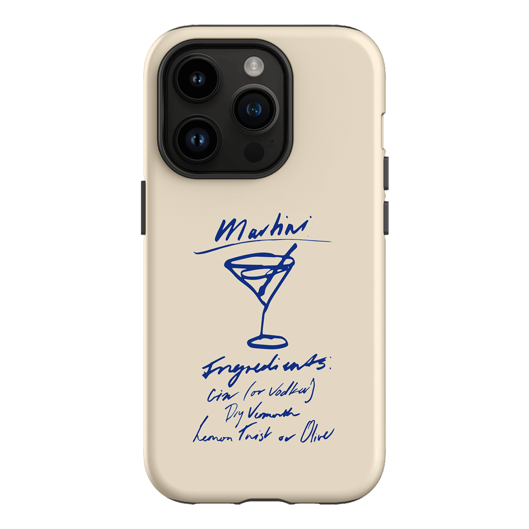 Martini Mood Cream Printed Phone Cases iPhone 14 Pro / Armoured by The Dairy - The Dairy