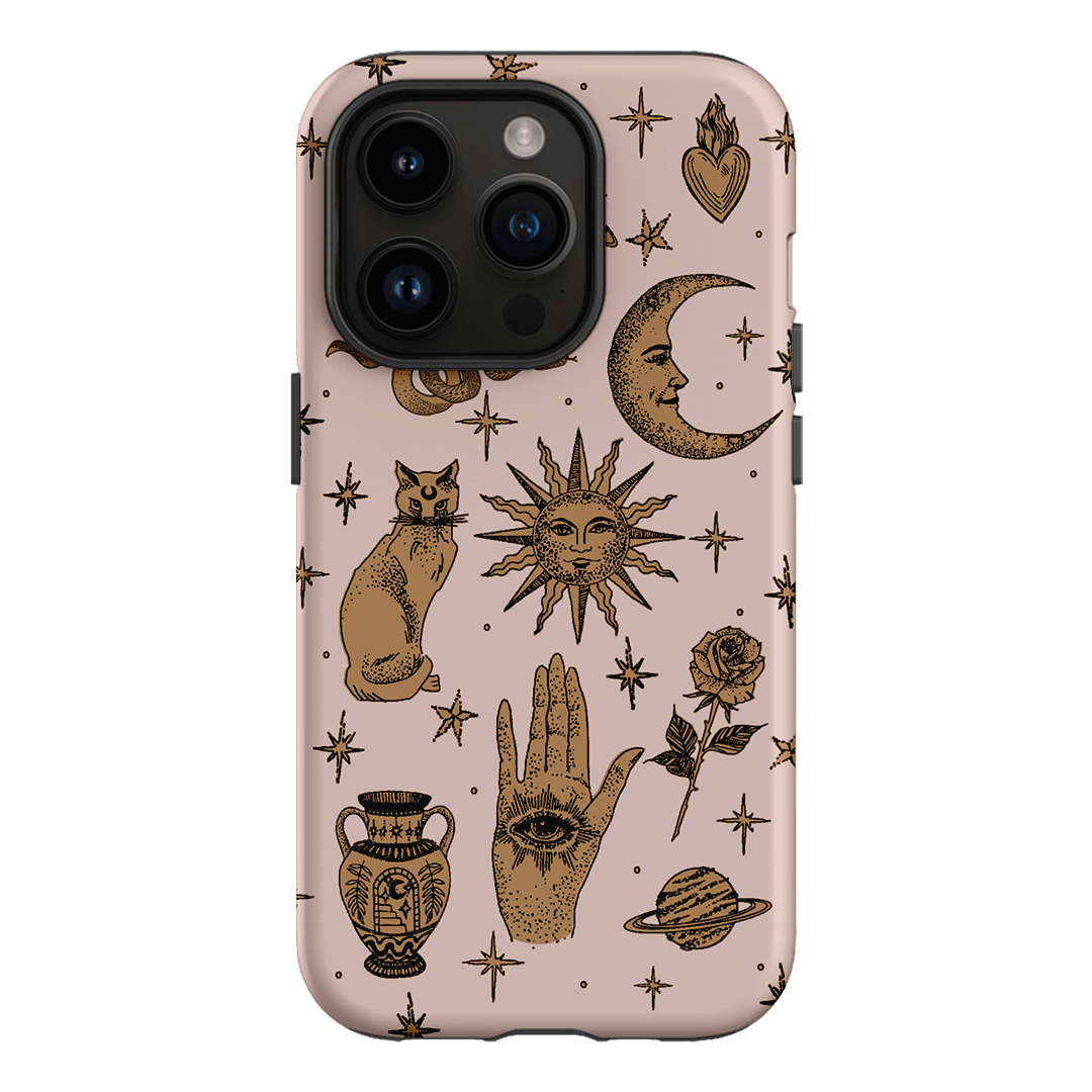 Astro Flash Pink Printed Phone Cases iPhone 14 Pro / Armoured by Veronica Tucker - The Dairy