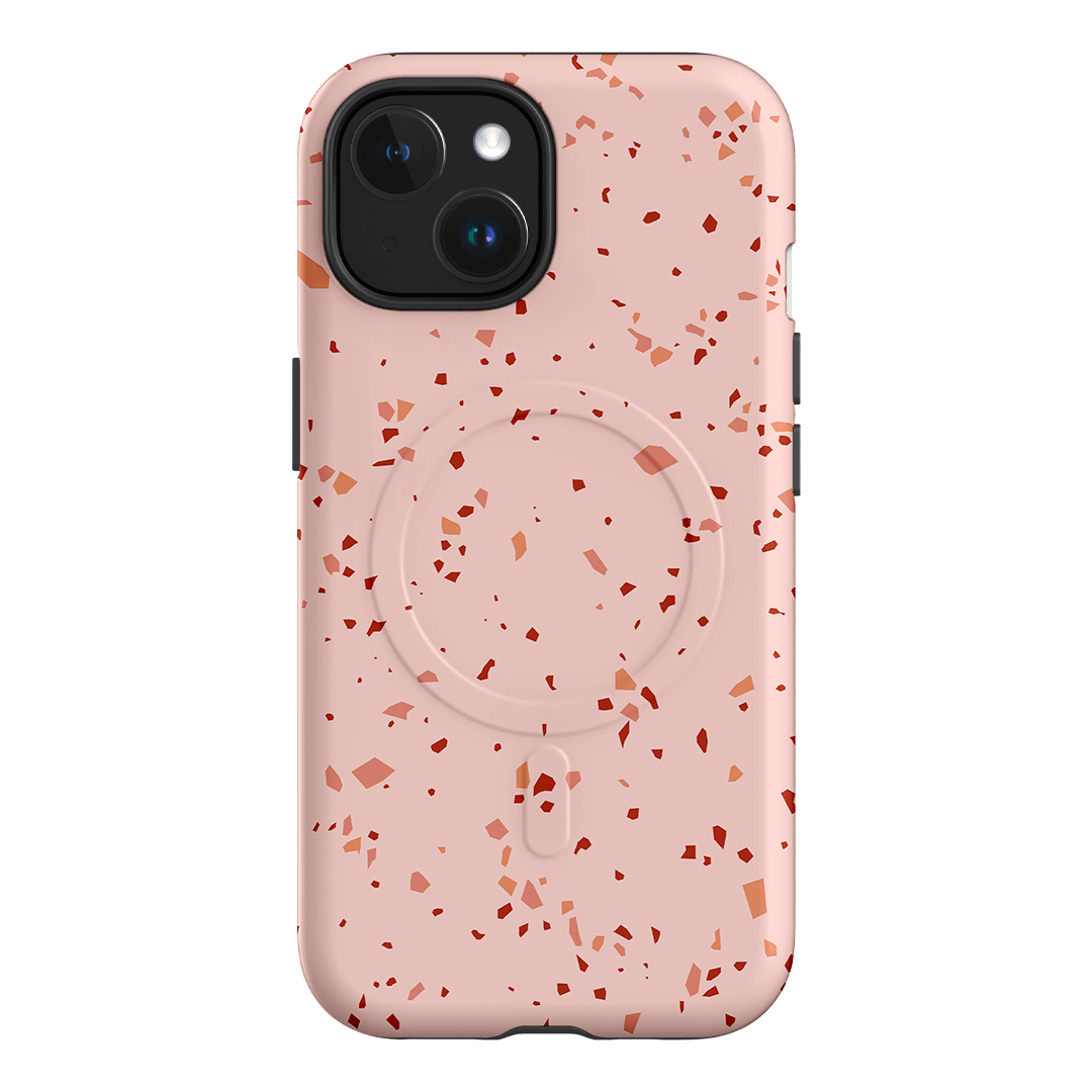 Capri Terrazzo Printed Phone Cases iPhone 15 / Armoured MagSafe by The Dairy - The Dairy