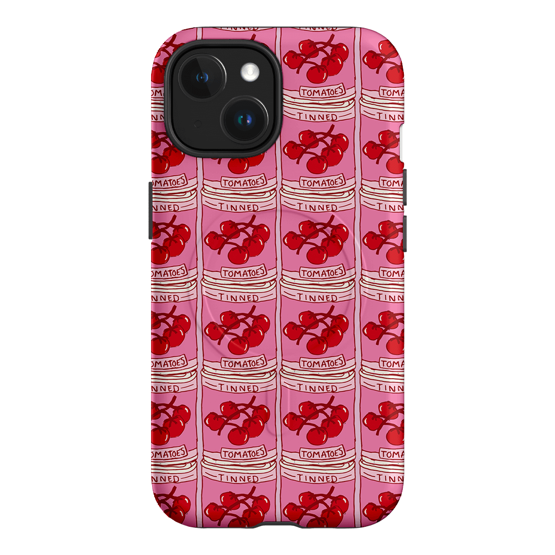 Tinned Tomatoes Printed Phone Cases iPhone 15 / Armoured MagSafe by The Dairy - The Dairy