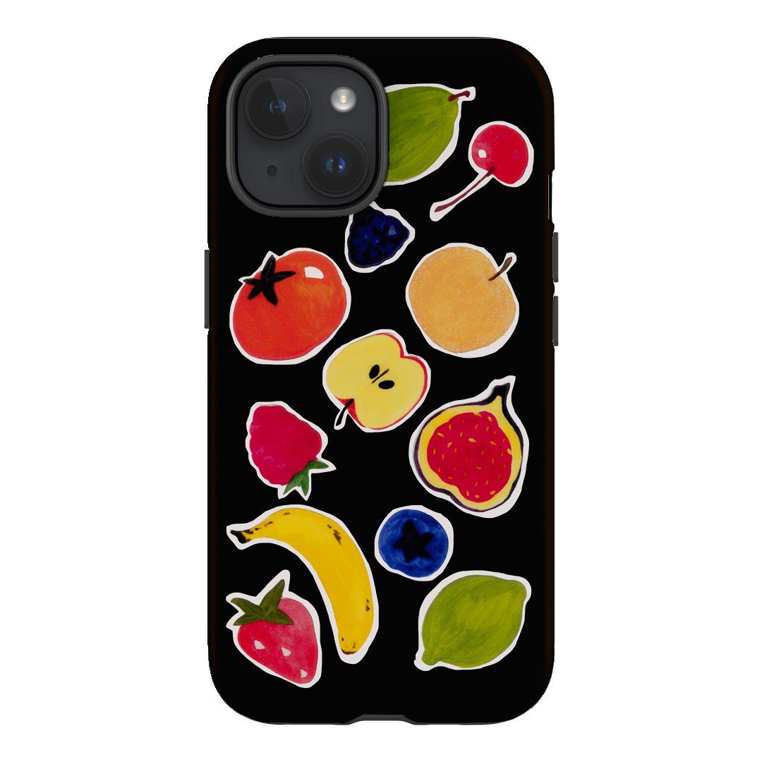 Fruit Stickers Printed Phone Cases iPhone 15 / Armoured by Studio Bon - The Dairy