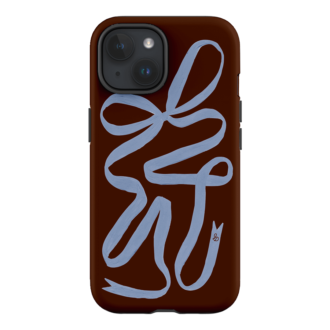 Mocha Ribbon Printed Phone Cases iPhone 15 / Armoured by Jasmine Dowling - The Dairy