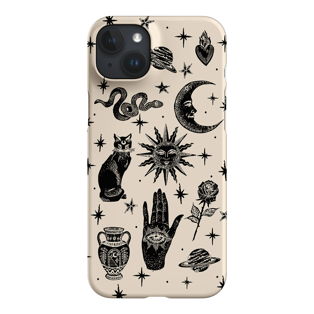 Astro Flash Beige Printed Phone Cases iPhone 15 Plus / Snap by Veronica Tucker - The Dairy