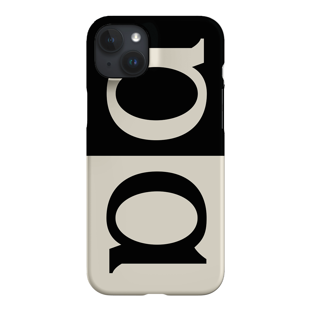 Monogram Printed Phone Cases iPhone 15 Plus / Snap by Apero - The Dairy