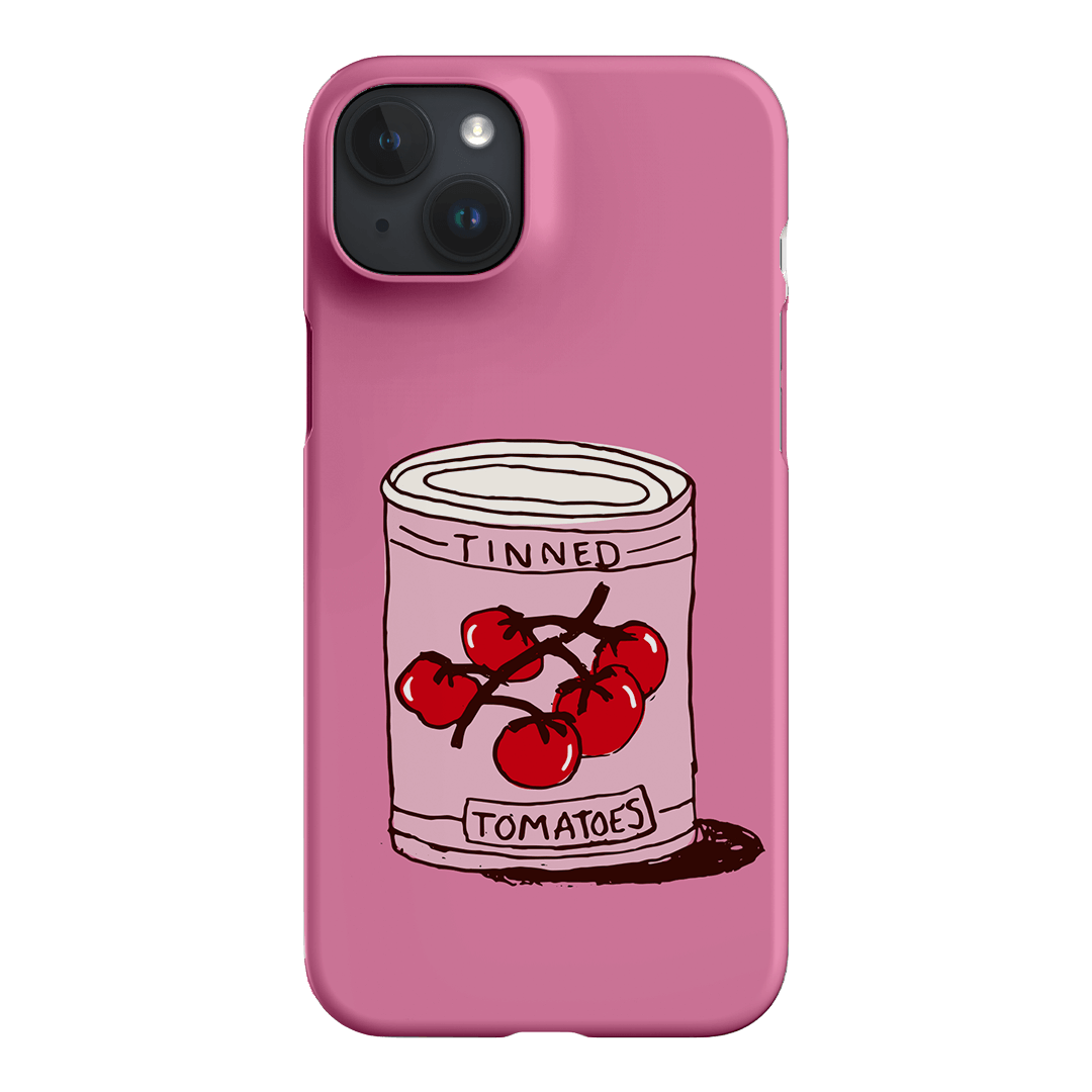 Saucy Pink Printed Phone Cases iPhone 15 Plus / Snap by The Dairy - The Dairy