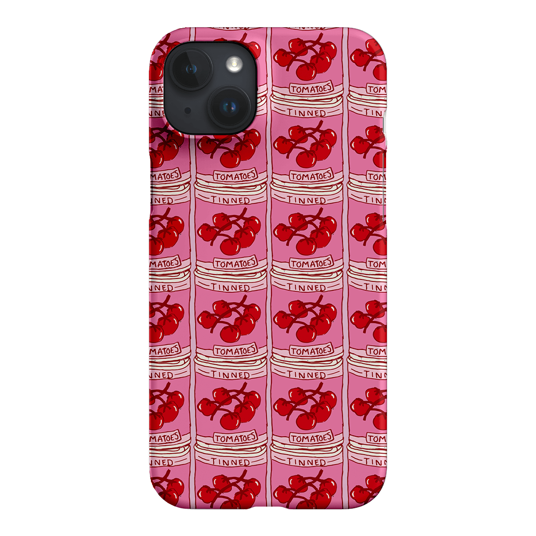 Tinned Tomatoes Printed Phone Cases iPhone 15 Plus / Snap by The Dairy - The Dairy