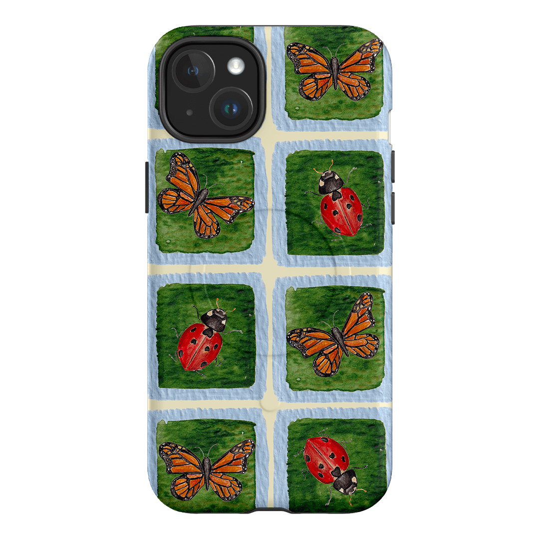 Butterflies & Ladybugs Printed Phone Cases iPhone 15 Plus / Armoured MagSafe by BG. Studio - The Dairy