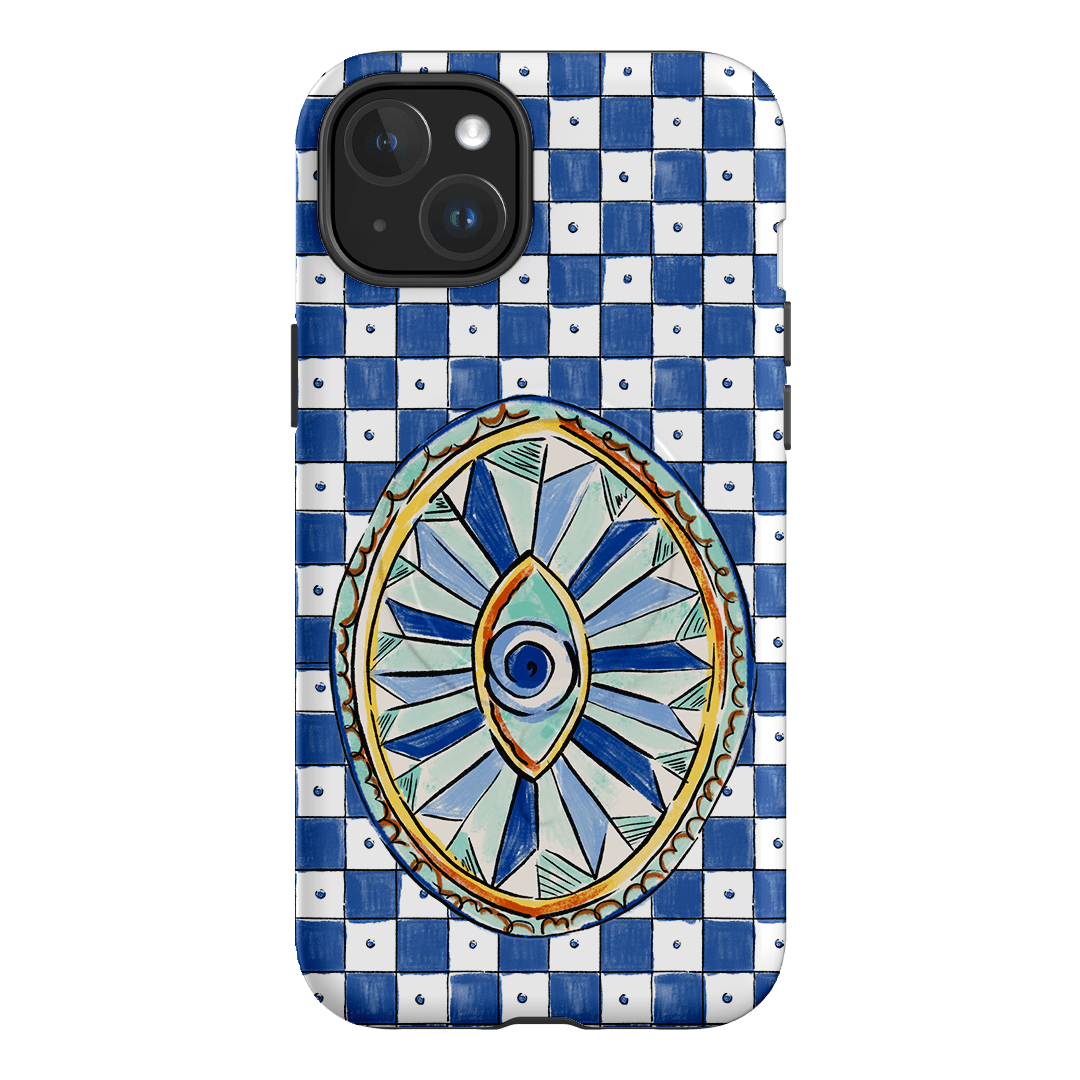 Evil Eye Printed Phone Cases iPhone 15 Plus / Armoured MagSafe by Fenton & Fenton - The Dairy