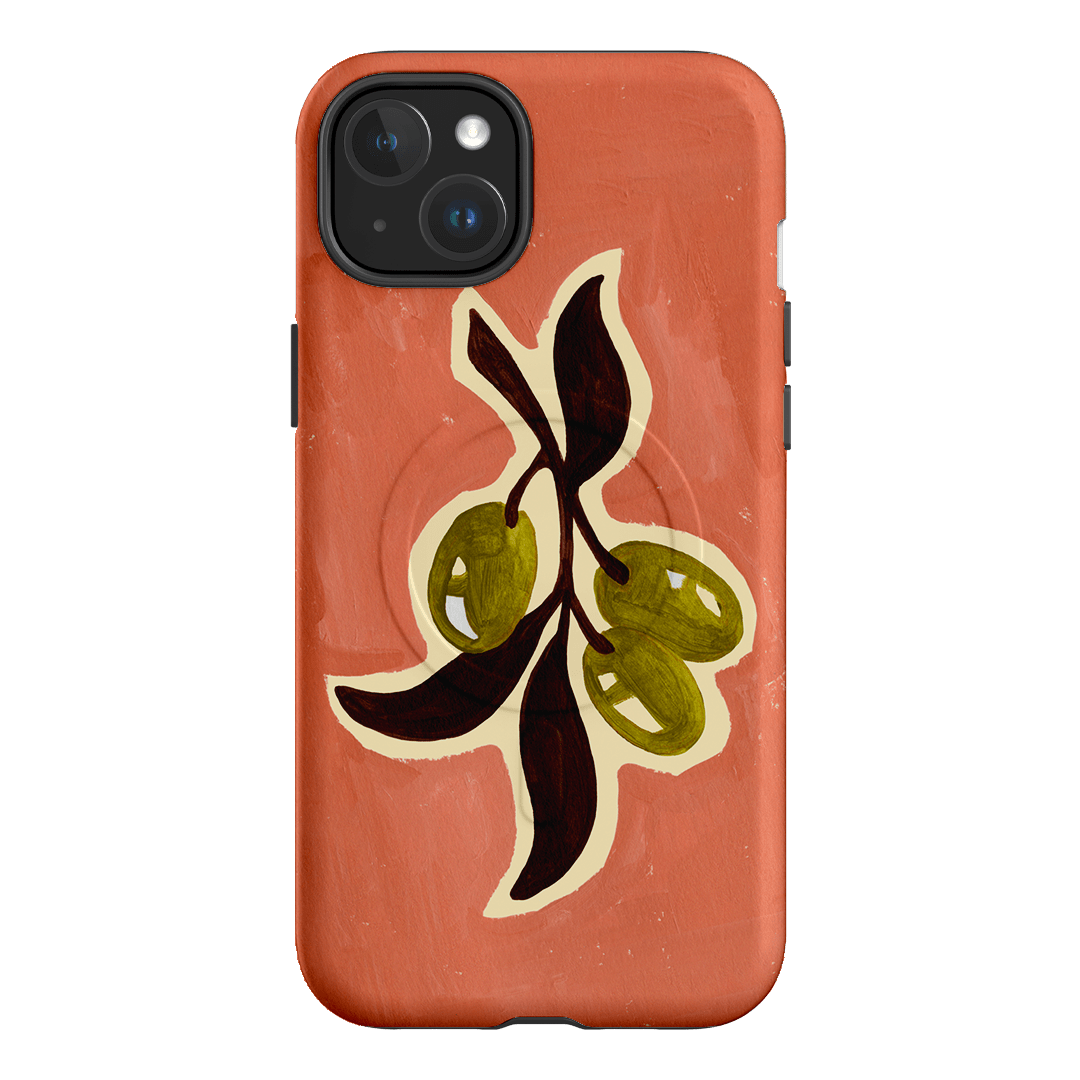 Olives Printed Phone Cases iPhone 15 Plus / Armoured MagSafe by Studio Bon - The Dairy