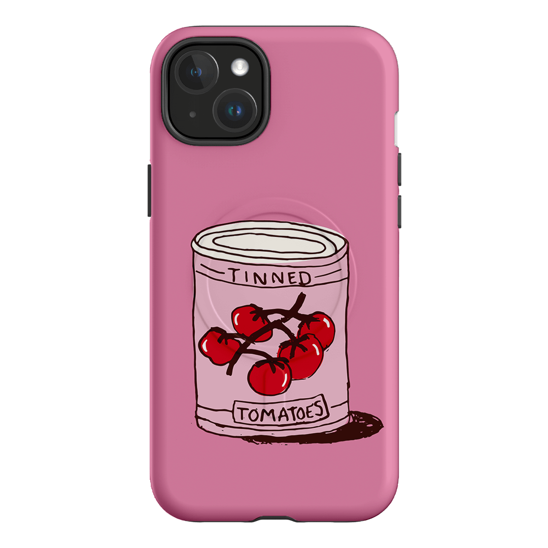 Saucy Pink Printed Phone Cases iPhone 15 Plus / Armoured MagSafe by The Dairy - The Dairy