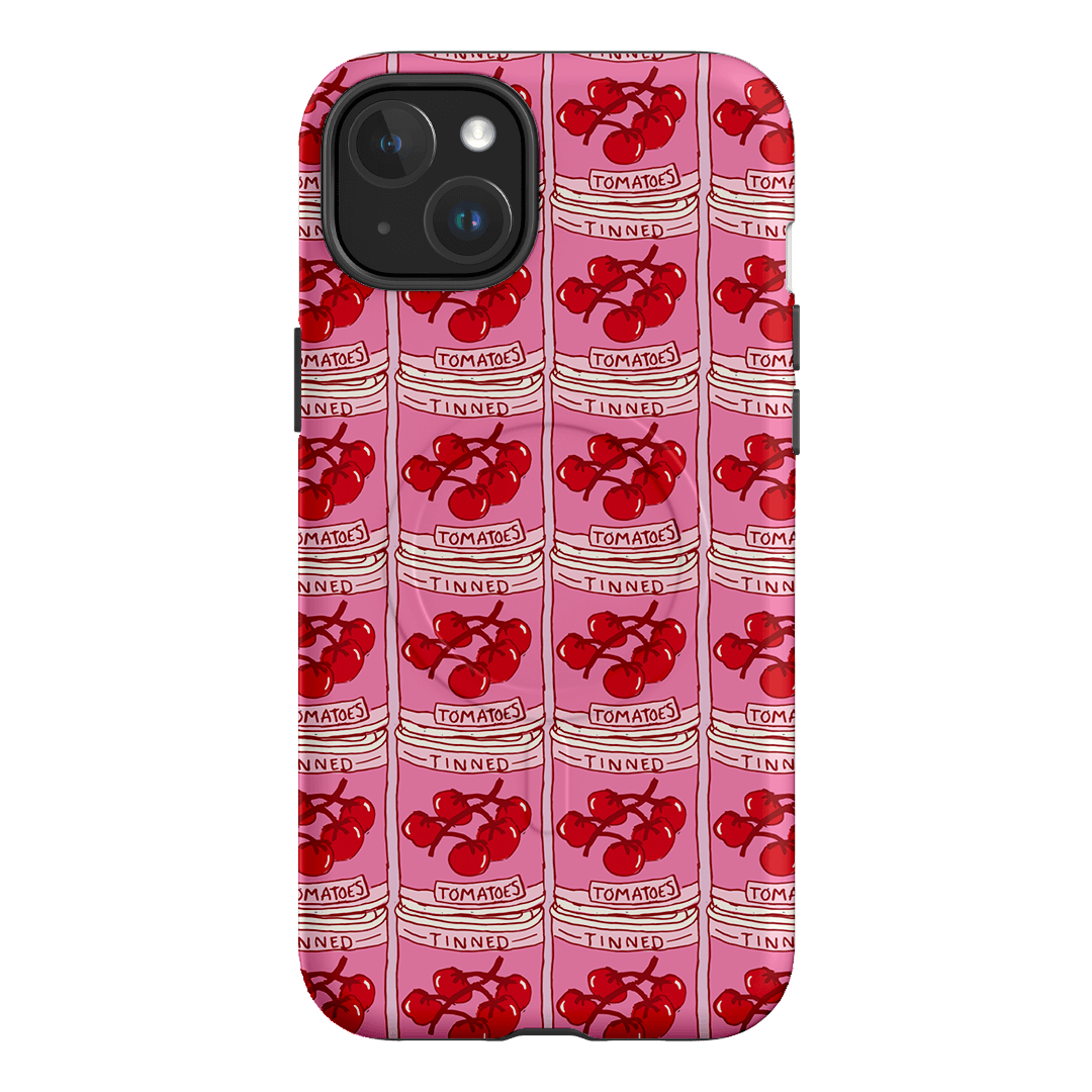 Tinned Tomatoes Printed Phone Cases iPhone 15 Plus / Armoured MagSafe by The Dairy - The Dairy