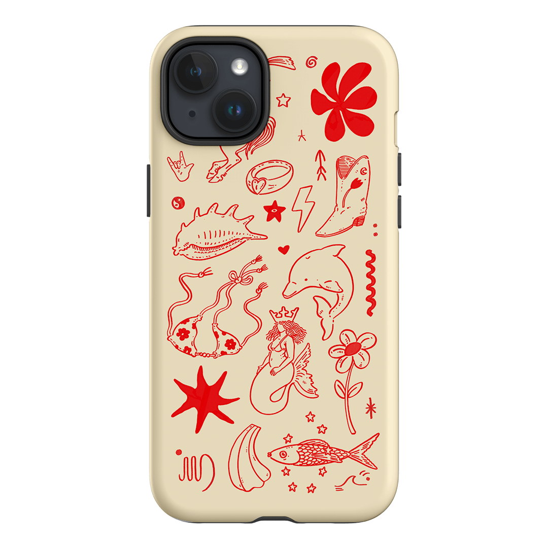 Spiced Cowboy Cream Printed Phone Cases iPhone 15 Plus / Armoured by Easty Beasty - The Dairy